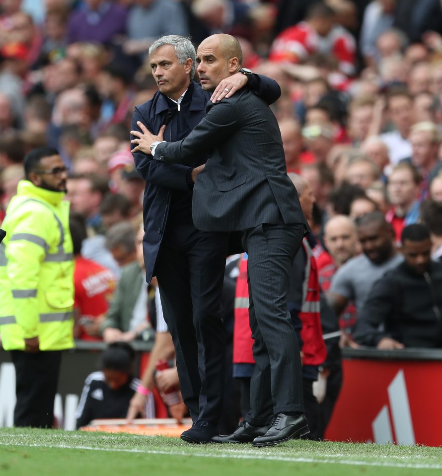  Guardiola and Mourinho did not manage a post-match drink at Old Trafford