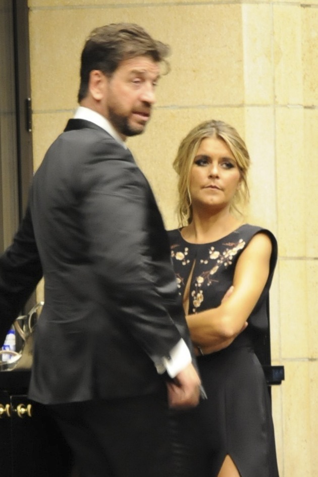 FAMEFLYNET - Exclusive: Nick Knowles And Gemma Oaten Have A Romantic Embrace After The TV Choice Awards