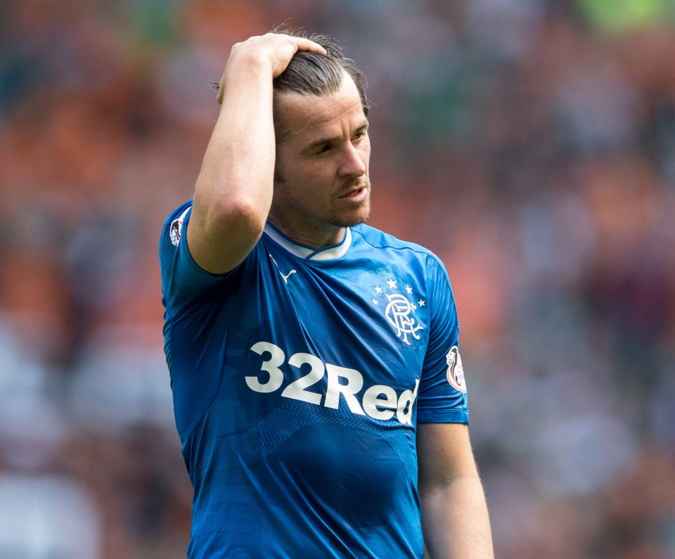 Joey Barton launched a foul-mouthed tirade at his Rangers boss and teammates