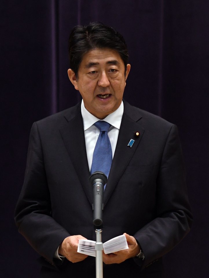 Japanese Prime Minister Shinzo Abe 