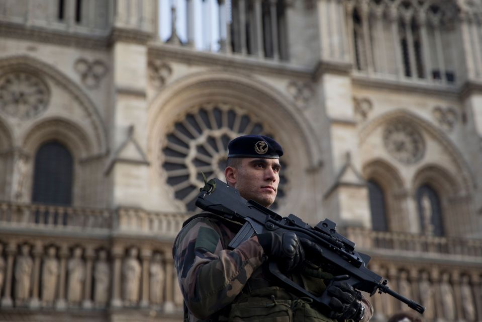  Last week, a car packed with half a dozen gas canisters was found close to Notre Dame Cathedral in Paris