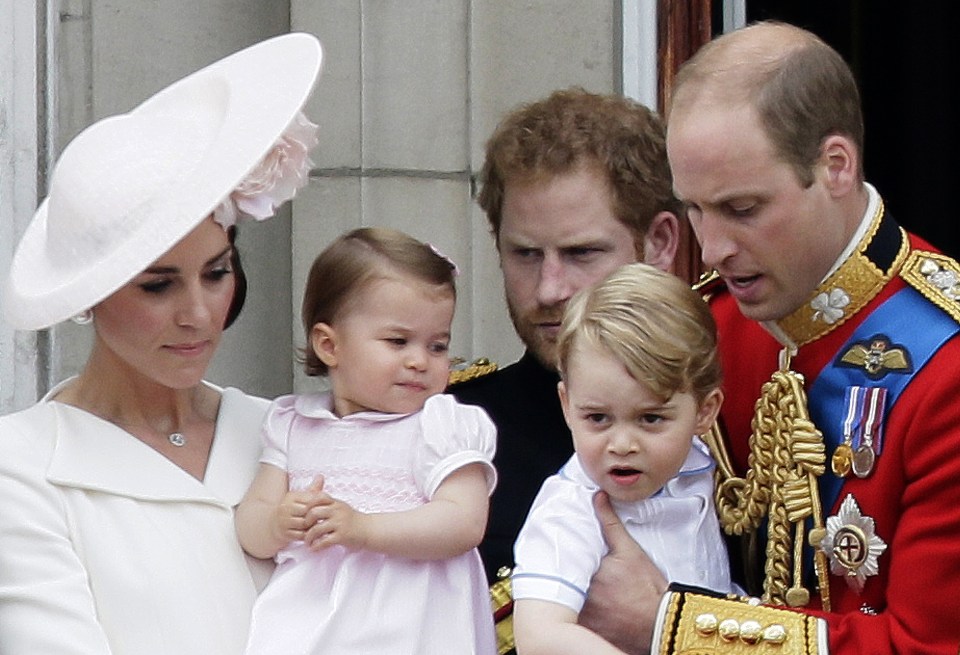  George and Charlotte will have their moment in the limelight at a tea party with their mum and dad