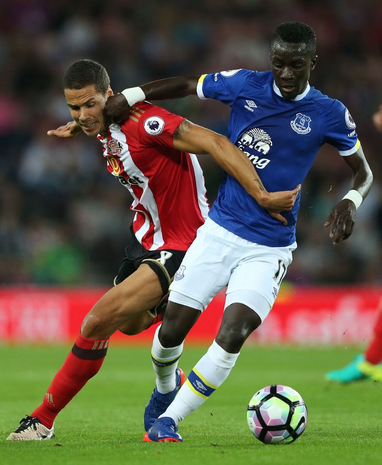 Idrissa Gueye was praised for his performance in midfield