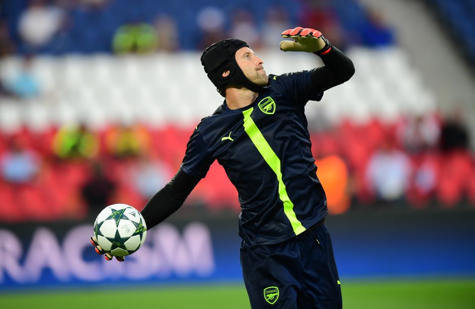  Arsenal's regular No1 Petr Cech was rested in favour of Ospina