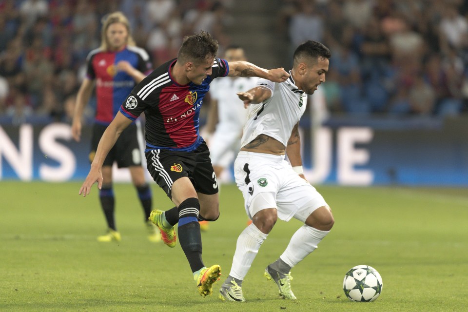  Taulant Xhaka (left) says he will have his parents' support against Granit Xhaka's Arsenal