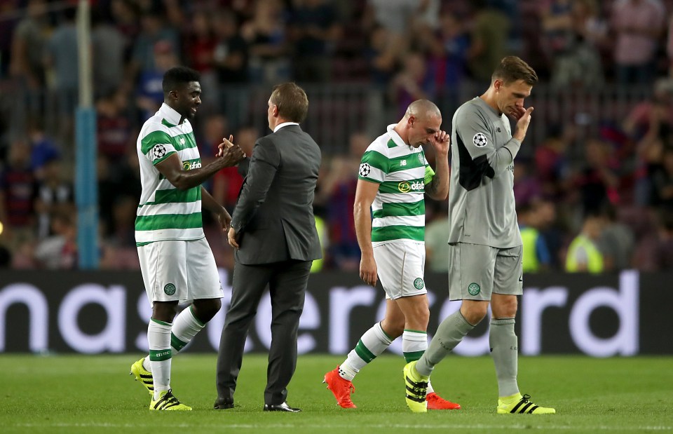 Celtic were hammered by Barcelona in last European outing