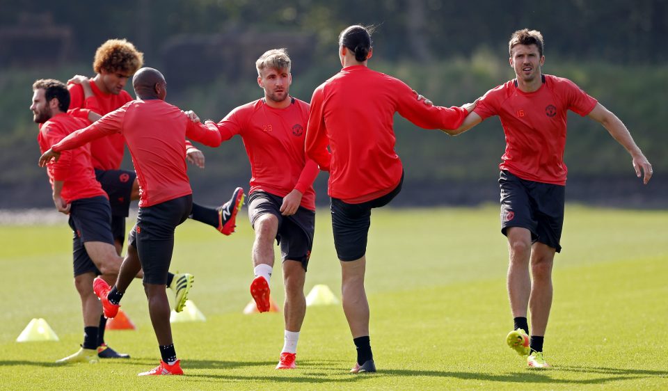 Shaw is carrying on training as he attempts to see off a groin strain