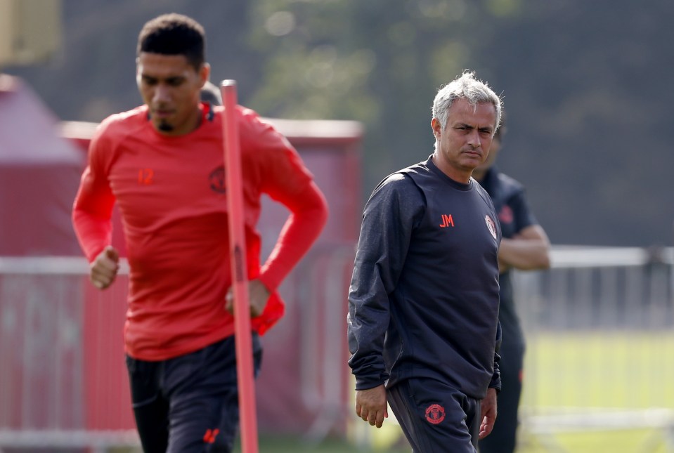 United defender Chris Smalling says he is enjoying playing alongside Eric Bailly