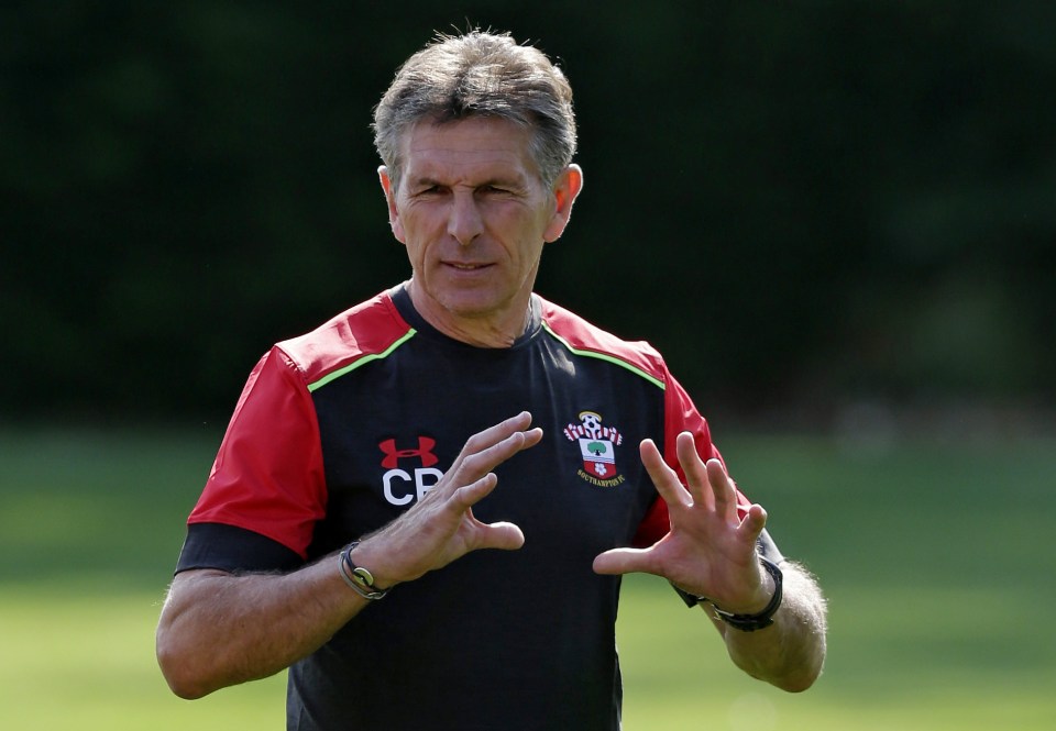  Claude Puel has had England rugby union coach Eddie Jones over to watch training sessions