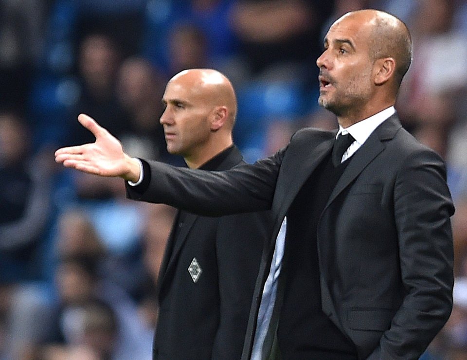  Guardiola favours physically small players to make his tiki-taka work