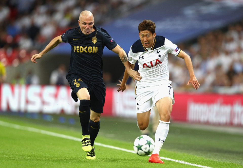 Son Heung-Min was subbed at half-time after a disappointing showing