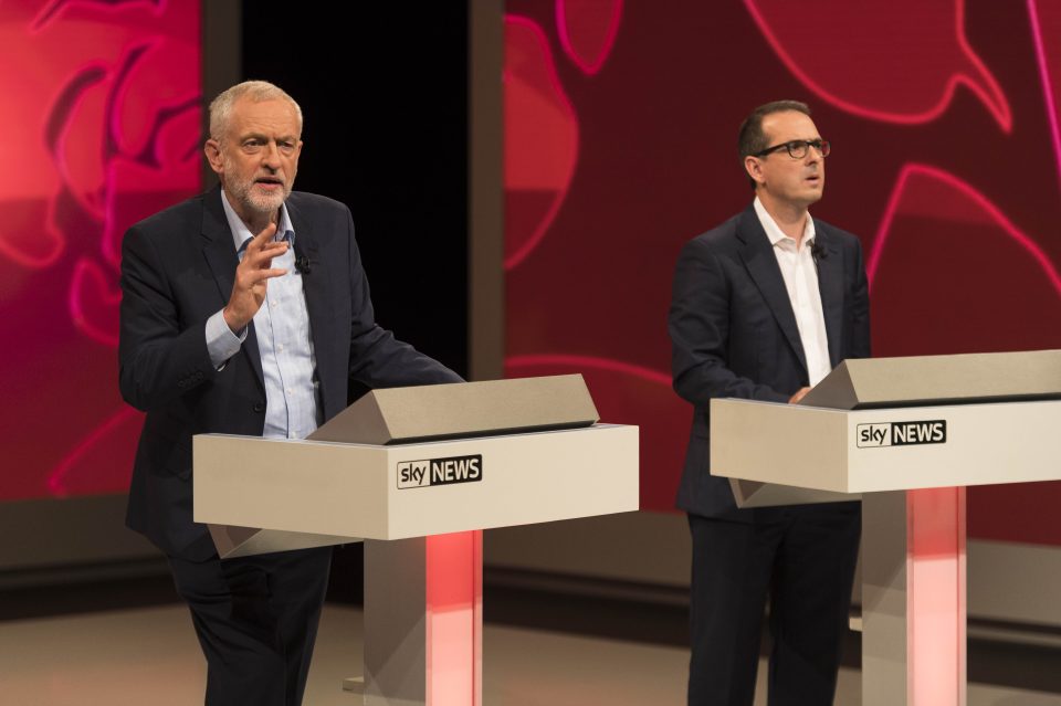 Jeremy Corbyn and Owen Smith