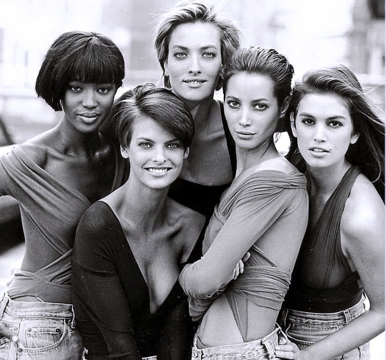  The film will see the famous supermodels from his famous Freedom video reunite on screen