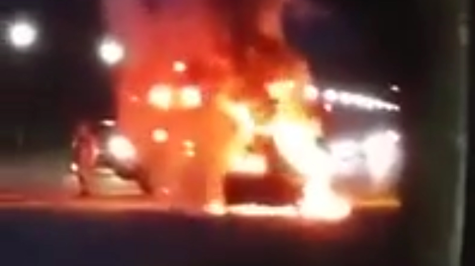 A Galaxy Note 7 explosion set a car on fire in Florida