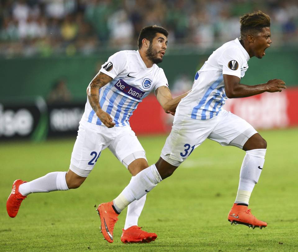 Leon Bailey scored twice for Genk in the Europa League last week