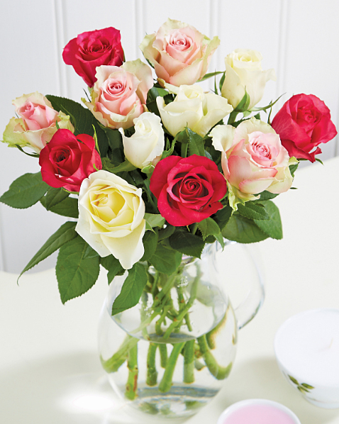 A bunch of roses will set you back just £3