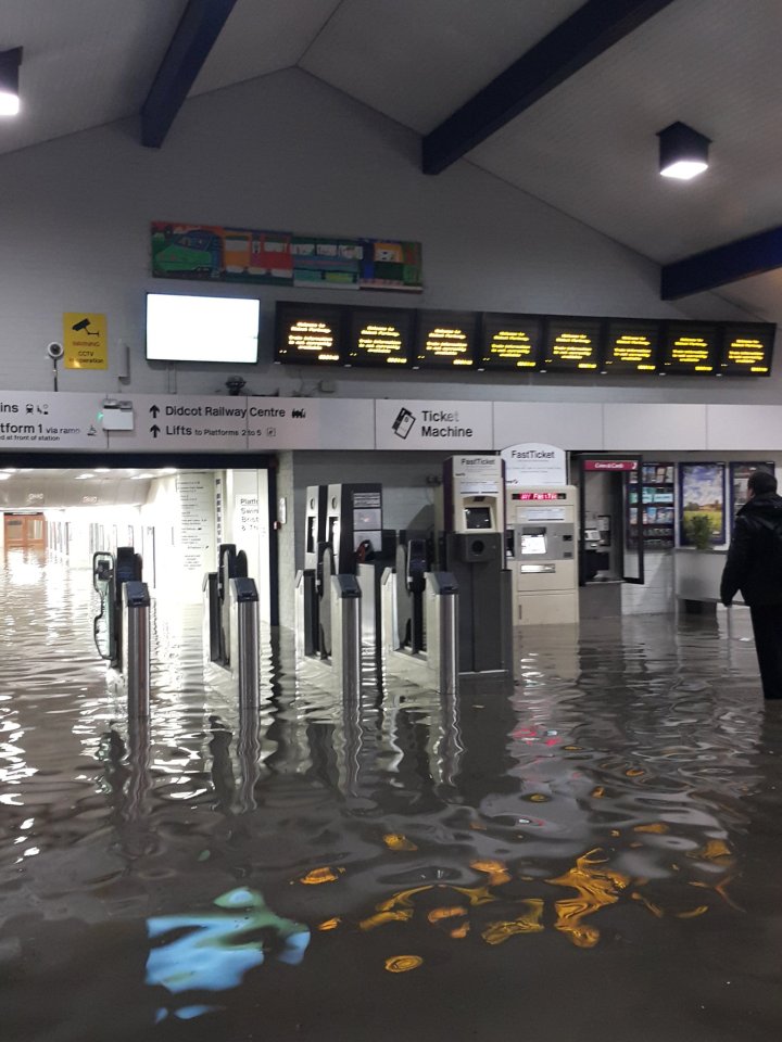  And commuters were left shocked at these scenes at railway stations