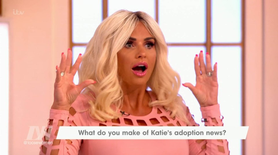 Katie Price was compared to a Barbie doll on Twitter