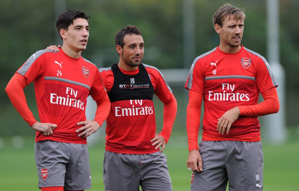  Nacho Monreal is one of several Spain stars at Arsenal