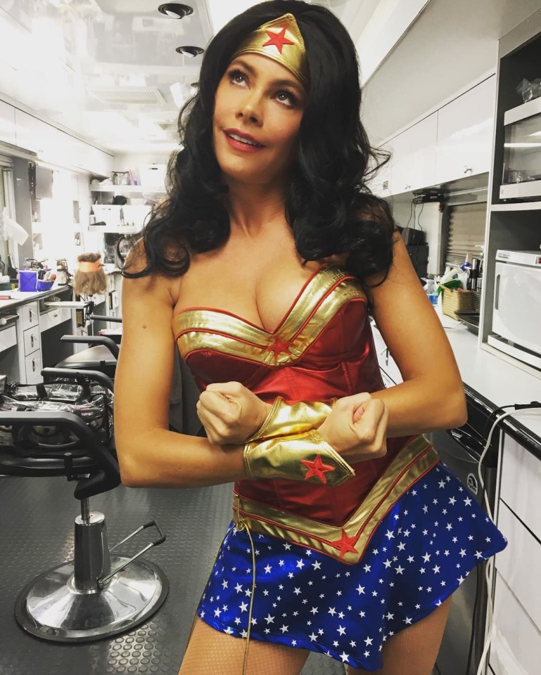 Sofia looked incredible as Wonder Woman 