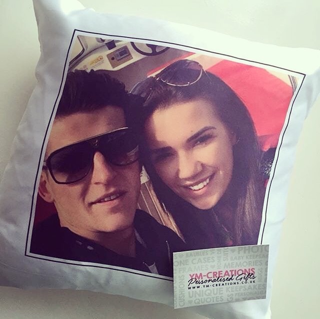  Louis says Imogen would a hug this cushion with a picture of the pair of them