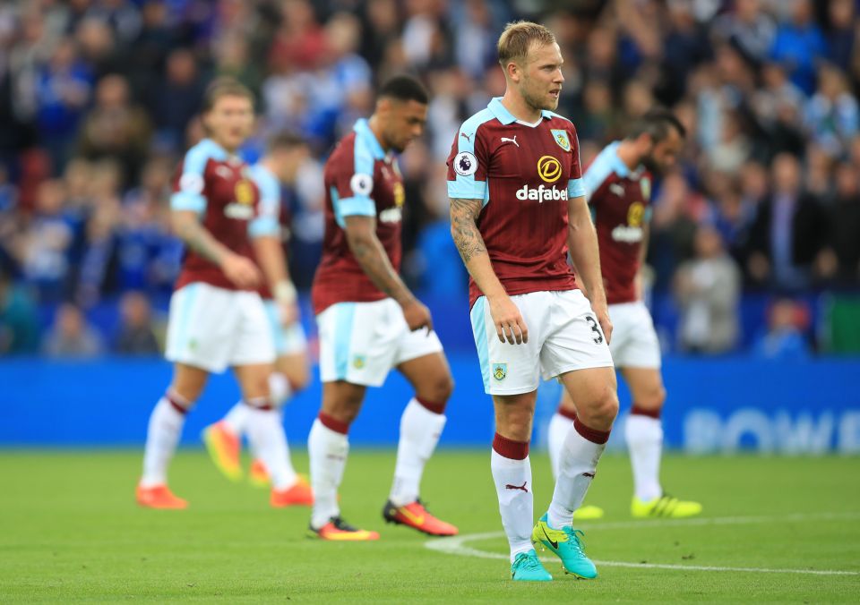 Burnley worked hard but couldn't live with Leicester