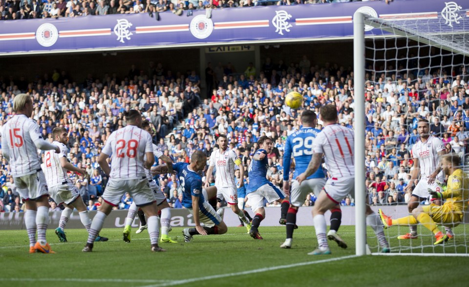 Despite enjoying dominance in terms of possession, Rangers were unable to convert their chances