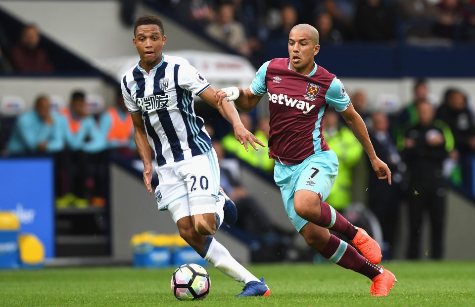 Sofiane Feghouli came off the bench for West Ham at West Brom