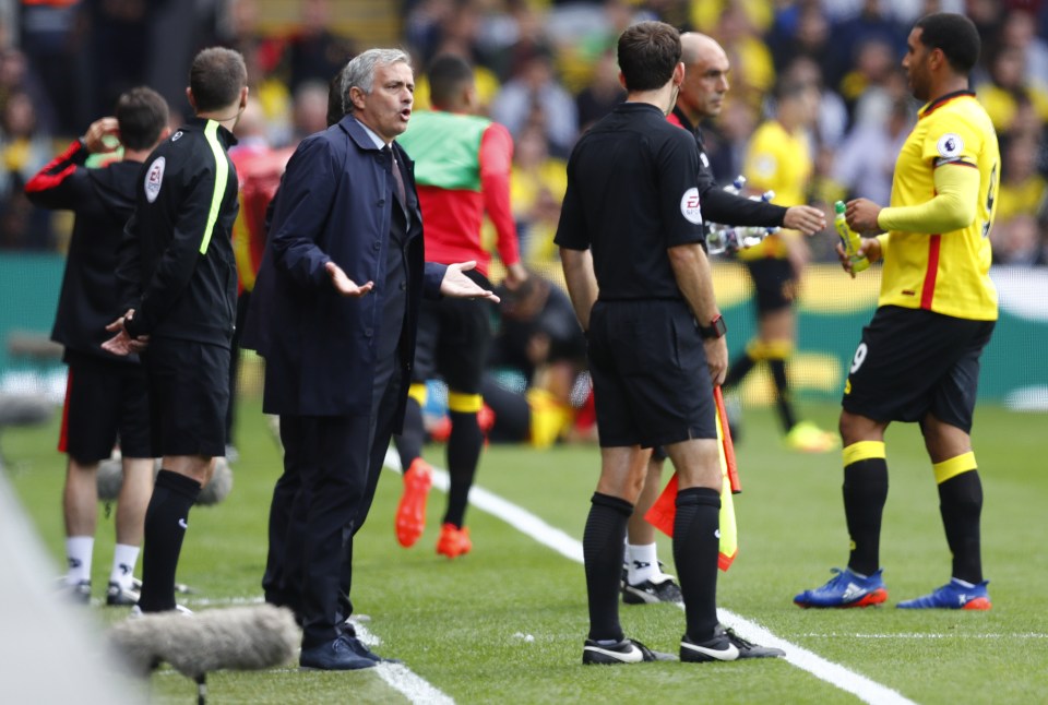 Mourinho gives officials a blast on the way to his sides third straight defeat