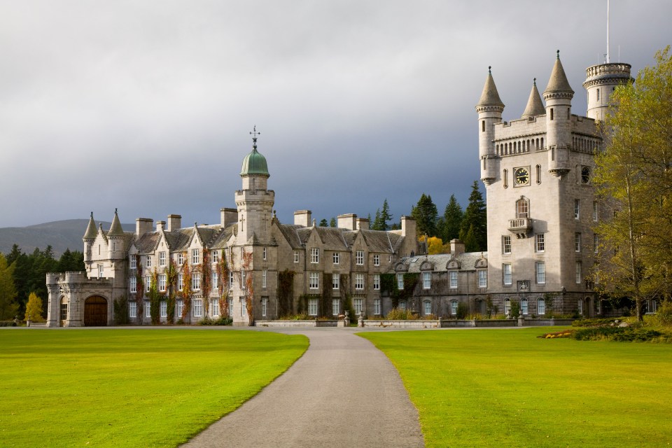 Balmoral Scottish castle and grounds - Royal residences - Deeside Aberdeenshire, Scotland, UK