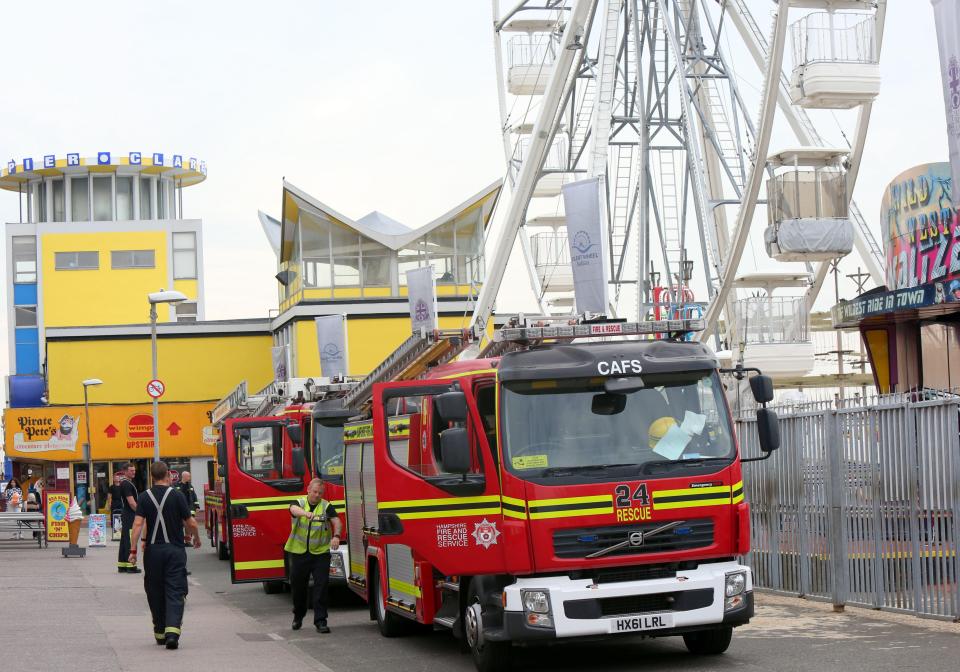 The owners of the pier have now shut down the ride with an investigation being launched over what could have caused it to stop