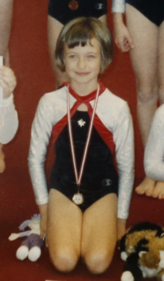 Jess was a star gymnast in school but her debilitating condition put her sporting career on hold