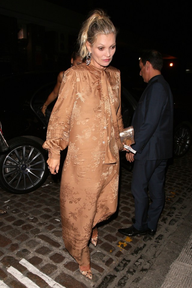  Kate Moss was ready to party at Lou Lou's for the Love Magazine party