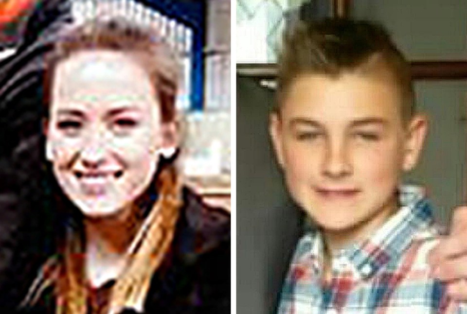  Aimee Wheelhouse, 13, and 12-year-old Elliott Lister were last seen at Banff Academy at around lunchtime on Monday