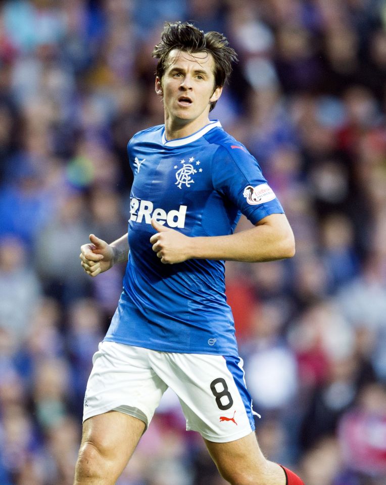 Barton was suspended from the Rangers squad after a training ground spat