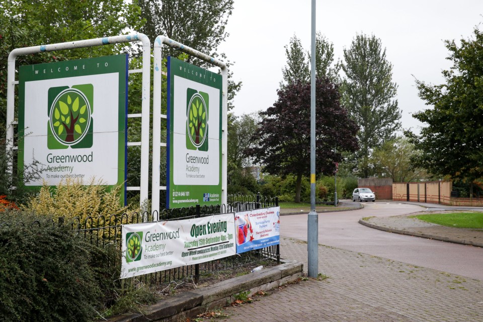  The school tragic Karnel Haughton attended in Farnborough Road, Birmingham