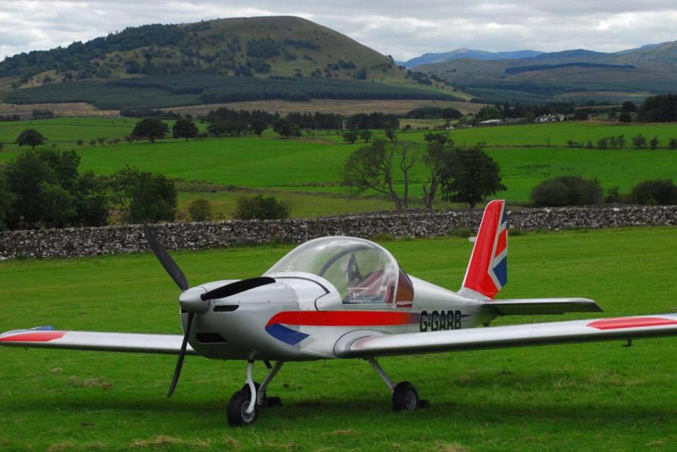  The plane, an Evektor EV-97 EuroStar, came down in fields near the village of Cwmbach, Builth Wells, Powys