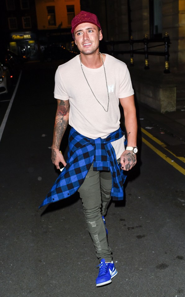 Bear is still keeping the blue chequered shirt he shared with Jemma Lucy close despite being seen with numerous women 