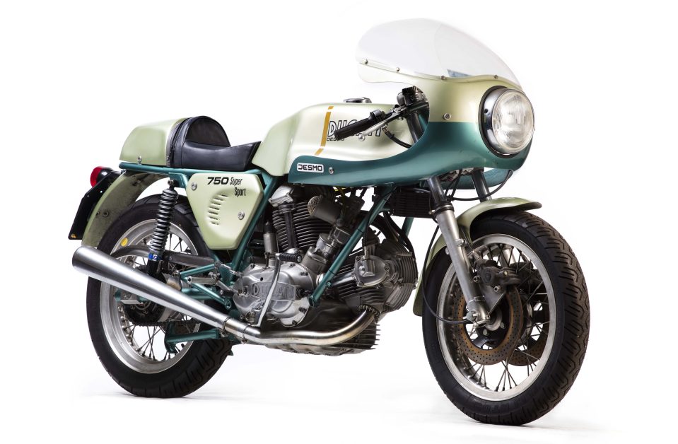  Another of the bike collection left by Robert Whitre was this 1974 Ducati 750SS, which went for £52,900