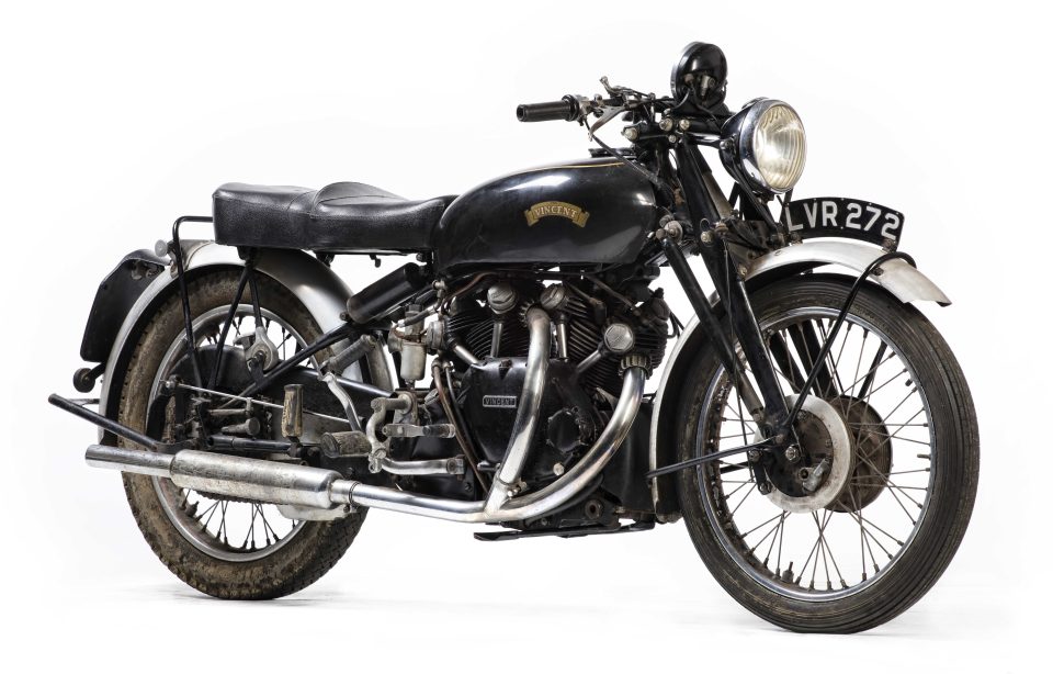  The star of the bike auction was this 1951 Vincent 998cc Series C Black Shadow, which sold for £88,900