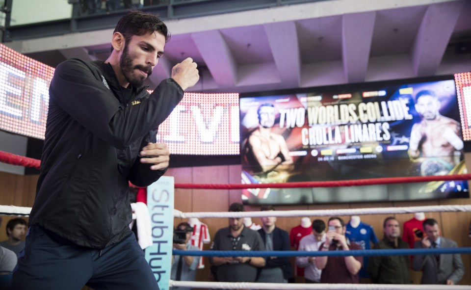  Jorge Linares will bid to be the villain again when he faces hometown hero Anthony Crolla