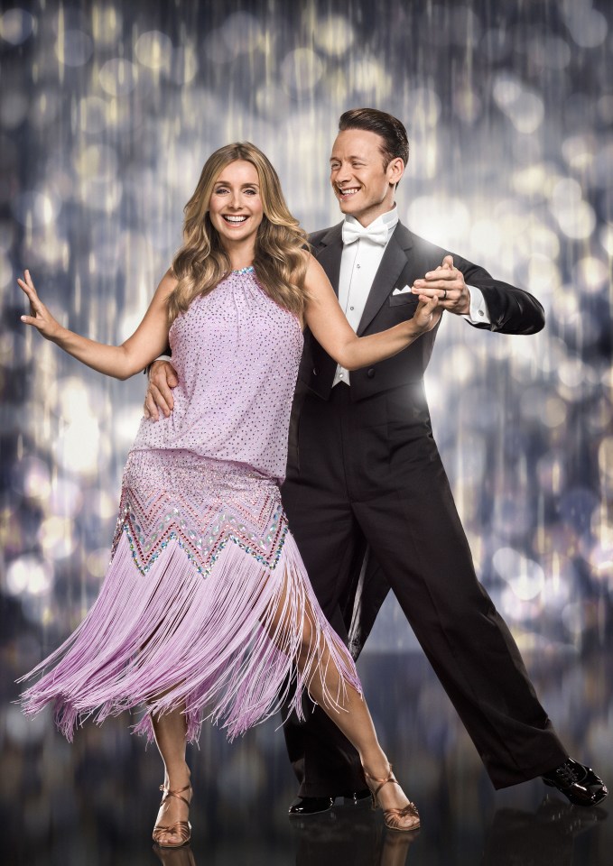  Louise came second on Strictly Come Dancing in 2016