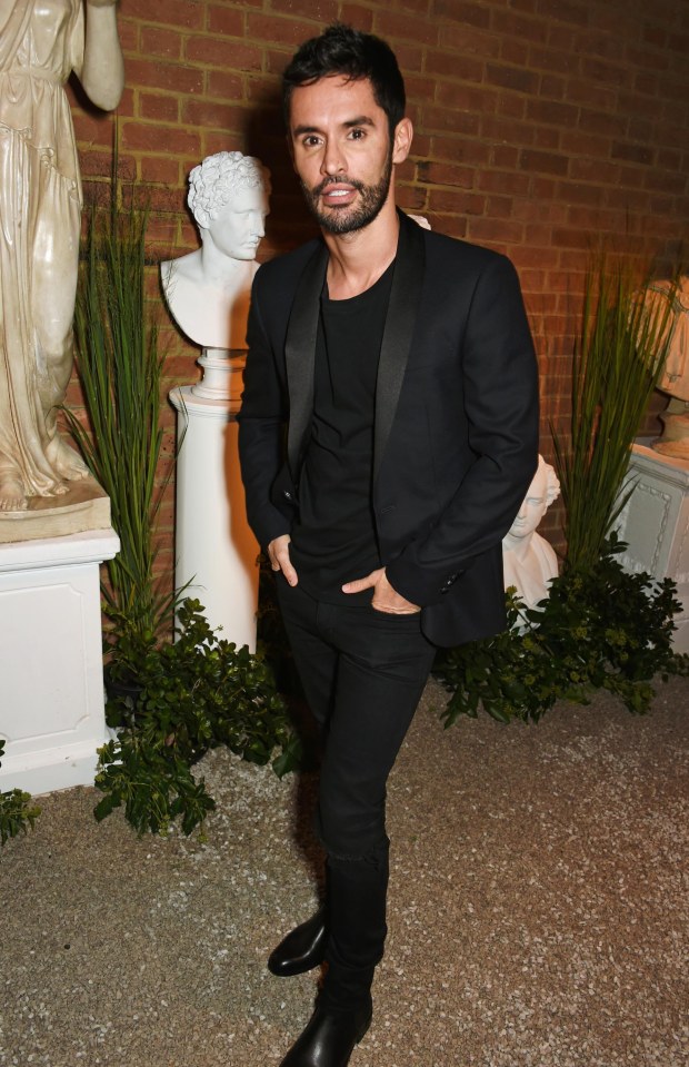 Jean Bernard attended a fashion magazine launch on Tuesday evening 