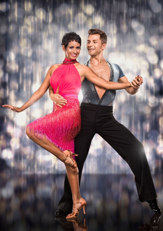  Naga Munchetty has been teamed up with previous winner Pasha Kovalev