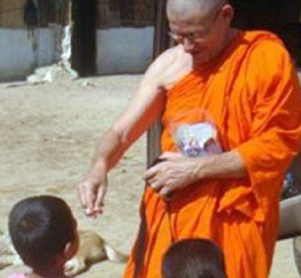 The former Buddhist monk was given a four-year suspended jail sentence after being convicted in Thailand