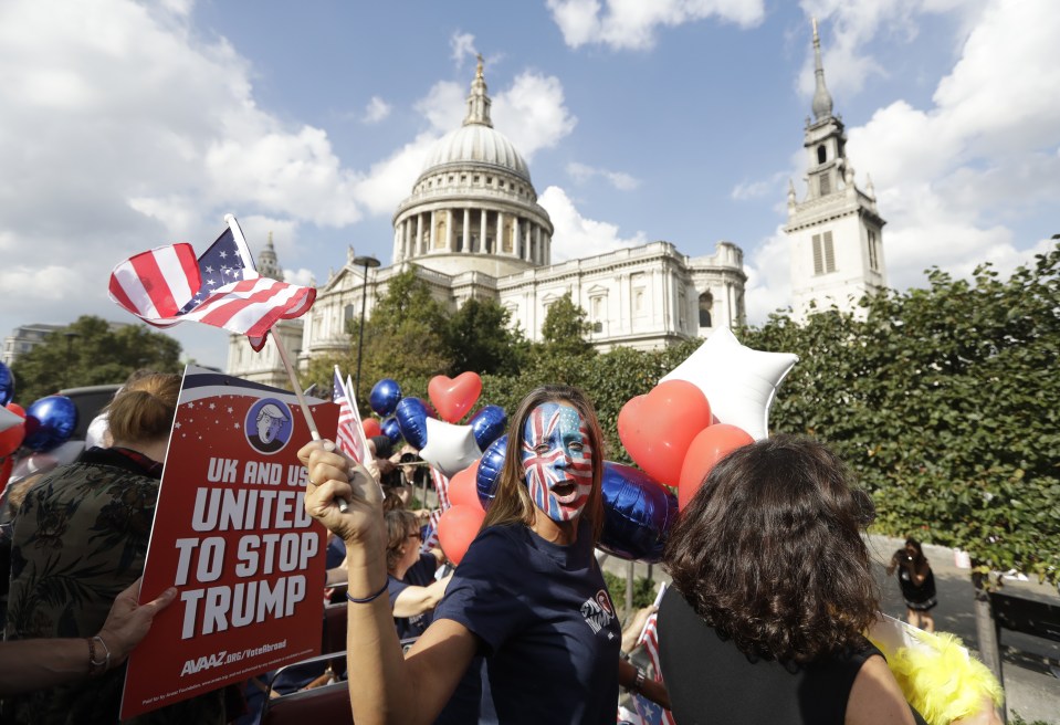  The bus has taken in many of the sights of central London including St Paul's Cathedral