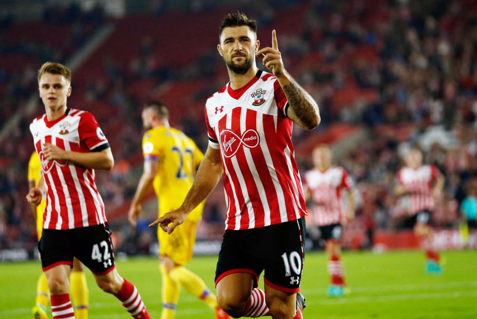  Charlie Austin scored his fourth goal in three games as Southampton beat Crystal Palace