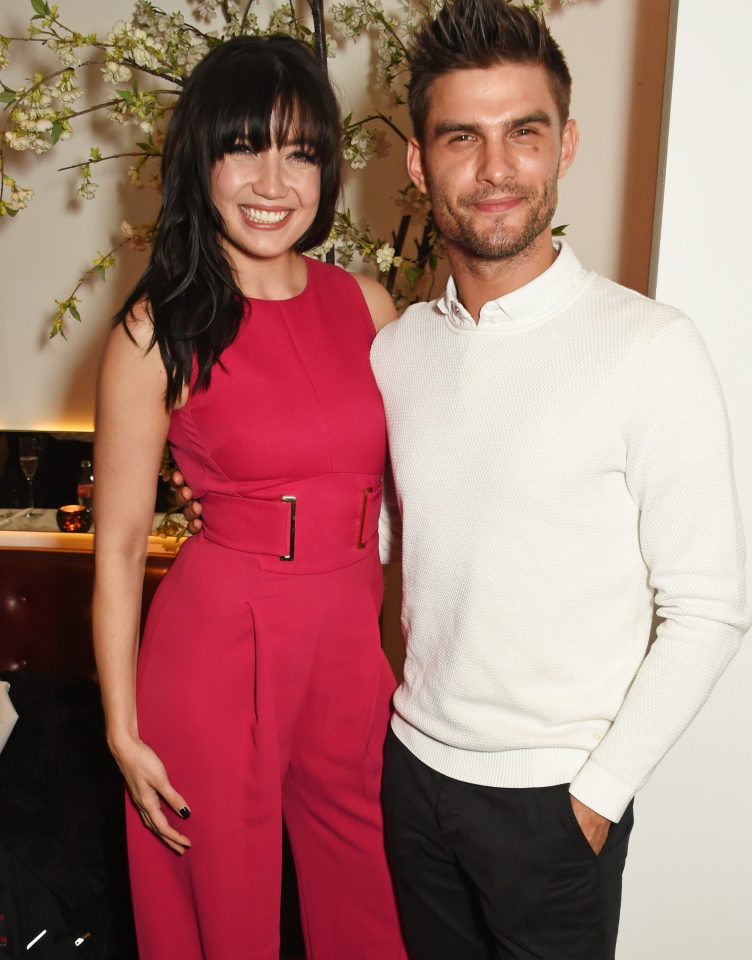  Aljaz came as moral support for dance partner Daisy