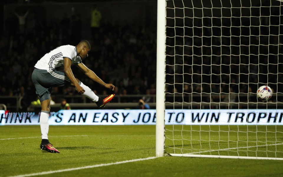  The young striker is flying high at Manchester United