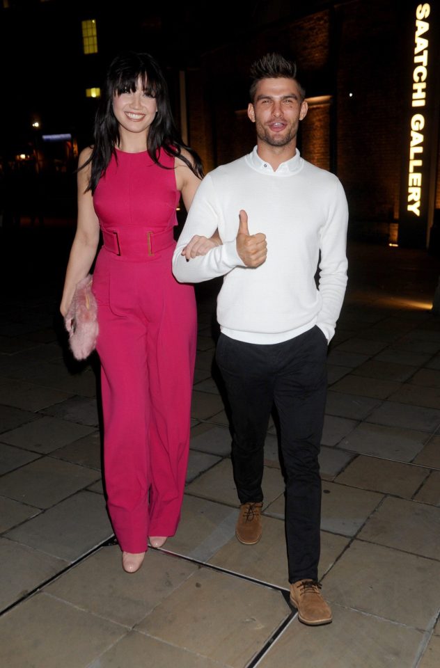  Aljaz gives the cameras a thumbs up ahead of the event